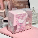 Cute Kawaii Manual Pencil Sharpener with Shavings Box