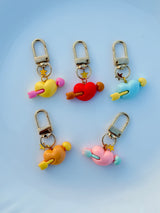 Cupid Heart Arrow Keychain Cute Aesthetic Love Charm