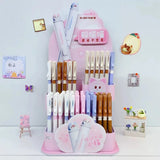 Peekaboo Cute Cat Click Retractable Gel Pen 0.5mm Smooth Writing Pen