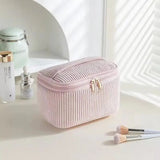 4Piece Aesthetic Makeup Organizer Bag Set