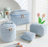 4Piece Aesthetic Makeup Organizer Bag Set