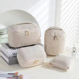 4Piece Aesthetic Makeup Organizer Bag Set