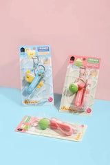 Cute Trendy Keychain Gel Pen 0.5mm Juice Coconut Lemon Kawaii Pen