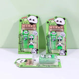 Cute Panda Lucky Capsule Eraser Set Kawaii Collectible Puzzle Erasers for Kids