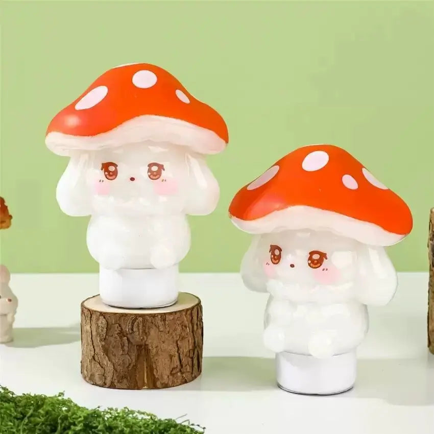 Cute Mushroom Squishy Stress Relief Toy Soft Slow Rising Kawaii Fidget Toy for Kids & Adults