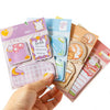 Kawaii Sticky Notes Set Cute Cartoon Memo Pads