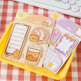 Kawaii Sticky Notes Set Cute Cartoon Memo Pads