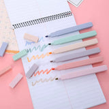 Pastel Highlighter Set Soft Color Aesthetic Markers (6 Pack Mild Colors)