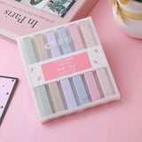 Pastel Highlighter Set Soft Color Aesthetic Markers (6 Pack Mild Colors)