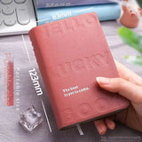 Minimalist Hardcover Notebook Aesthetic Lucky Book Journal