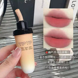 Milk Tea Cup Matte Lip GlazeSoft Velvet Lip Tint Long Lasting Blurred Lip Stain