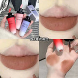 Milk Tea Cup Matte Lip GlazeSoft Velvet Lip Tint Long Lasting Blurred Lip Stain Sparkels Sparkels
