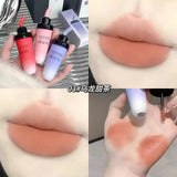 Milk Tea Cup Matte Lip GlazeSoft Velvet Lip Tint Long Lasting Blurred Lip Stain