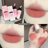 Milk Tea Cup Matte Lip GlazeSoft Velvet Lip Tint Long Lasting Blurred Lip Stain