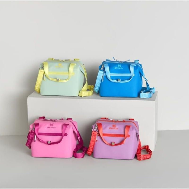 The All Day Julienne Mini Soft Cooler Bag10-Can Recycled Polyester Lunch Box with 12-Hour Cooling