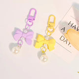 Butterfly Knot Resin Pendant CharmPhone Headset & Bag Accessory Keychain for Girls & Students