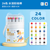 Washable Oil Painting Crayon Stick Set 12/24/36/48 Colors Safe No-Mess Kids Art Crayons