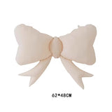 Pastel Bow Mylar Balloons Mylar Matte Bowtie Globos for Girl Baby Shower & Birthday Party Decoration