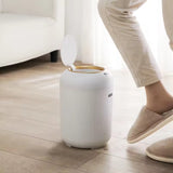 Smart Motion Sensor Trash Can Automatic Lid Small Plastic Waste Bin for Bedroom, Bathroom, Kitchen & Office