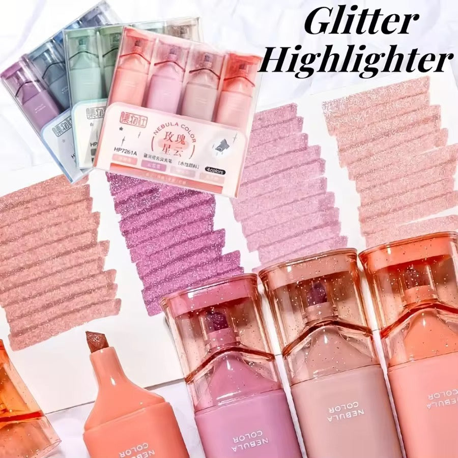 Colorful Flash Pen Smooth Writing Marker PenAnti-Smear Ink, Diary & Gift Pen