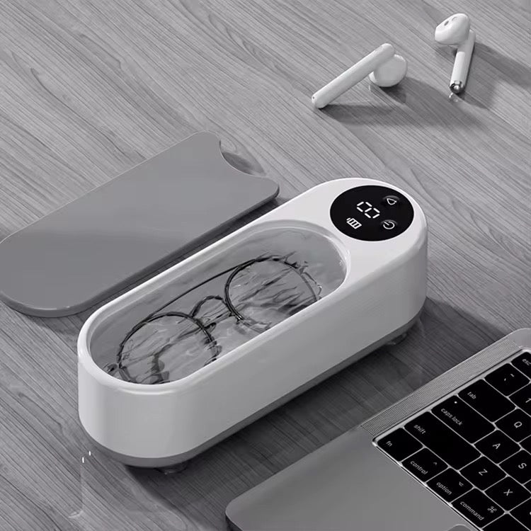 Mini Ultrasonic Jewelry Cleaner USB High Frequency Vibration Device Deep Cleaning for Glasses, Watches & Accessories
