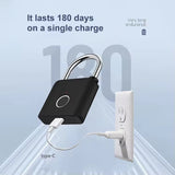 Fingerprint Smart PadlockBiometric Lock for Travel Luggage, Gym Lockers, Cabinets & Backpacks