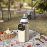 Rechargeable Portable Baby Bottle Warmer Milk & Formula Heater USB Milk Heating Machine for Travel & Home