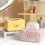 Light Luxury Ceramic Cloud Tissue Box Electroplated Desktop Paper Holder for Bathroom, Living Room & Vanity