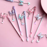 Glitter Decor Neutral Pens Cute Ballpoint Pens for Office & School Use