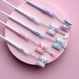 Glitter Decor Neutral Pens Cute Ballpoint Pens for Office & School Use