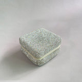 Rhinestone Jewelry Case Portable Sparkling Organizer Box for Rings, Earrings & Necklace