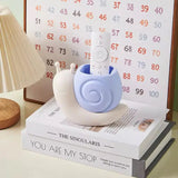 Cute Snail Pen Holder Organizer Pastel Desk Storage Container for Stationery & Accessories