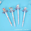 Cute Animal Spinner Gel Pen 0.5mm Black Ink Kawaii Fidget Pen