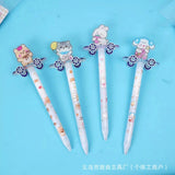 Cute Animal Spinner Gel Pen 0.5mm Black Ink Kawaii Fidget Pen