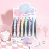 Characters 0.5mm Gel Ink Pen Cute Pastel Retractable Black Ink Pen for School & Office