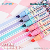 Dual Tip Erasable Highlighter Marker Chisel Tip Study Marker for School & Journaling