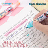 Dual Tip Erasable Highlighter Marker Chisel Tip Study Marker for School & Journaling