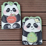 Cute Panda 3D Embossed Notebook Kawaii Soft Cover Journal Diary