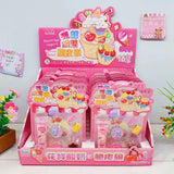 DIY Ice Cream Dessert Slime Kit Cute Yogurt Bowl Slime Craft Set for Kids
