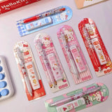 Mechanical Pencil Set with HB Lead Refills Cute Kawaii Stationery Kit