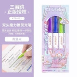 Double Ended Erasable Highlighter Set 6