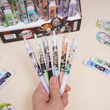Demon Slayer Inspired 0.5mm Mechanical Pencil Set with Eraser & Lead Refills Anime School Stationery