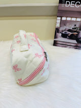 Quilted Floral Travel Cosmetic Bag Multi Pattern Makeup & Toiletry Organizer