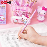 HB & 2B Wooden Pencil Set 12PCS Cute Kawaii School Stationery