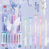 Butterfly Wing Gel Pen 0.5mm Cute Kawaii Crystal Ballpoint Pen
