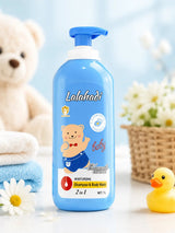 Baby Moisturising Shampoo & Body Wash 2-in-1 Chamomile Essence Gentle Cleanser (1L)