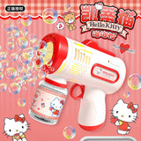 Electric Bubble Blaster Gun with Lights Kids Bubble Machine Toy