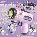Electric Bubble Blaster Gun with Lights Kids Bubble Machine Toy