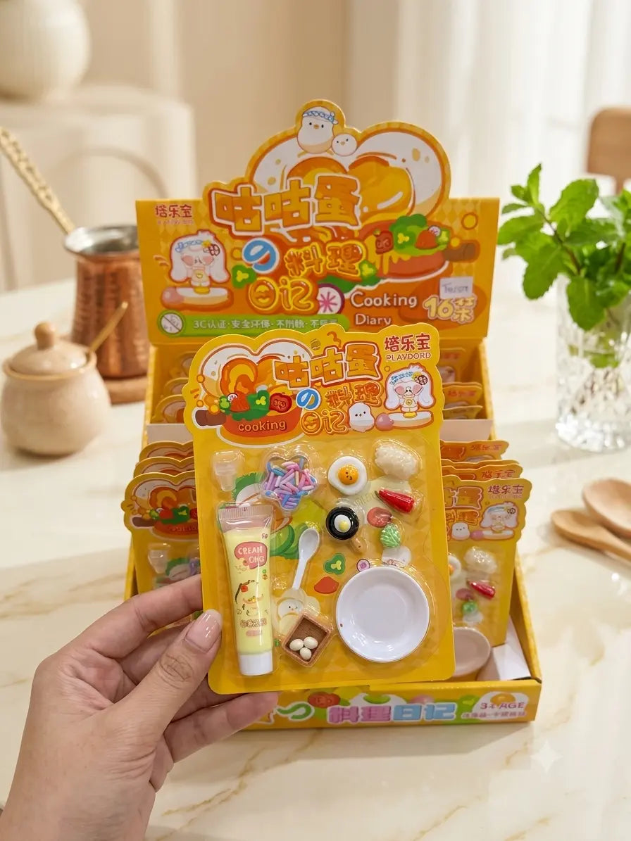 DIY Mini Cooking Play Dough Kitchen Set Creative Pretend Food Toy for Kids