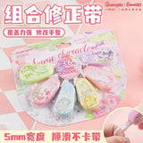 Correction Tape Set 6 PCS Kawaii Correction Rollers (36m Total)